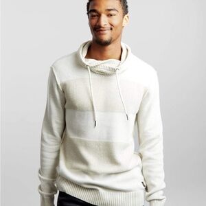 Men's Beige Turtleneck Sweater